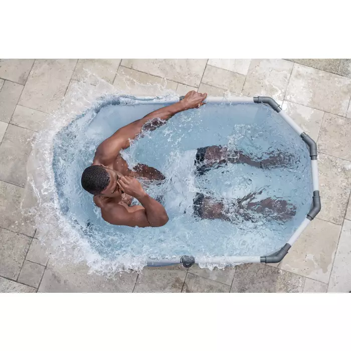 Ледяная купель "Glacial dip Ice bath tub"  150х90х65см, 431л, фильтр-насос 1249л/ч, тент фото 4